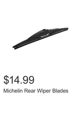 Costco Michelin rear wiper blades offer
