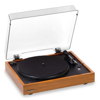 Best Buy Electrohome montrose wireless vinyl record player, belt-drive turntable, audio-technica stylus, bluetooth, vinyl-to-mp3 offer