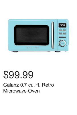 Costco Galanz 0.7 cu. ft. retro microwave oven offer