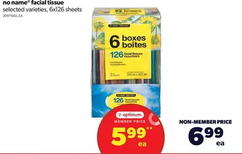 Real Canadian Superstore No name facial tissue offer