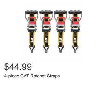 Costco 4-piece cat ratchet straps offer