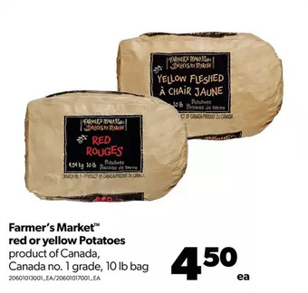 Real Canadian Superstore Farmer's market red or yellow potatoes offer