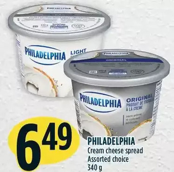 Marché Adonis Philadelphia cream cheese spread offer