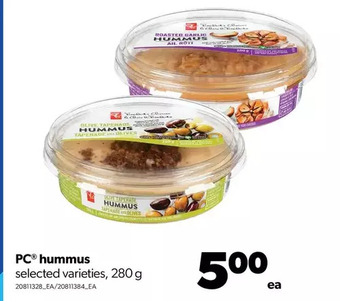 Real Canadian Superstore Pc hummus offer