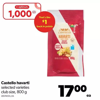 Real Canadian Superstore Castello havarti offer