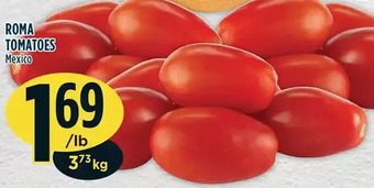 Marché Adonis Roma tomatoes offer