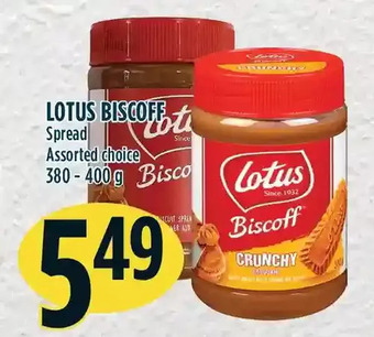 Marché Adonis Lotus biscoff spread offer
