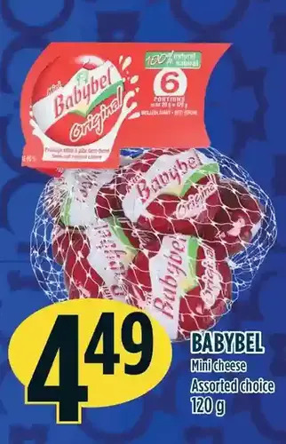 Marché Adonis Babybel mini cheese offer