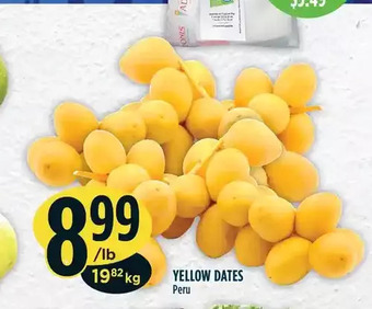 Marché Adonis Yellow dates offer