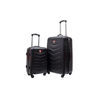 Best Buy Jetstream (canada collection) 26 inch and 18 inch hardside carry on 2 piece luggage set with spinner wheels lightweight abs s offer