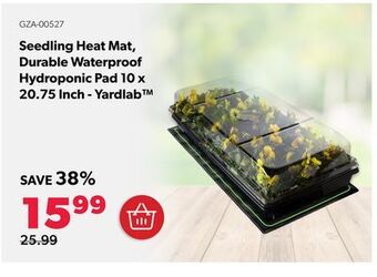 Shopper+ Seedling heat mat, durable waterproof hydroponic pad 10 x 20.75 inch - yardlab offer