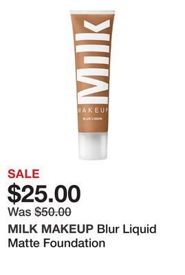 Sephora Blur liquid matte foundation offer
