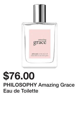 Sephora Amazing grace eau de toilette offer