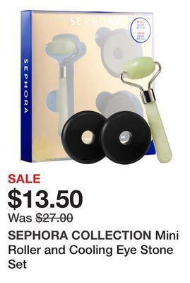 Sephora Mini roller and cooling eye stone set offer