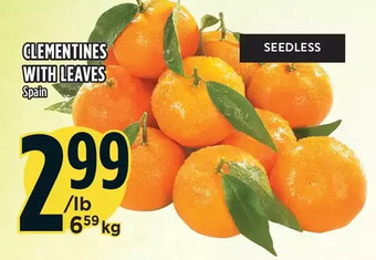 Marché Adonis Clementines with leaves offer