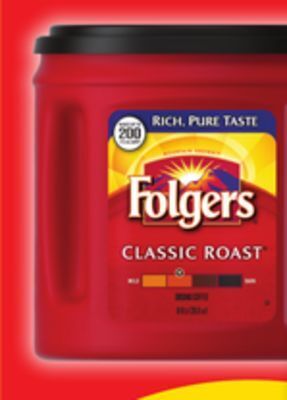 Walmart Folgers ground coffee 816 g offer