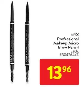 Walmart Nyx professional makeup micro brow pencil offer