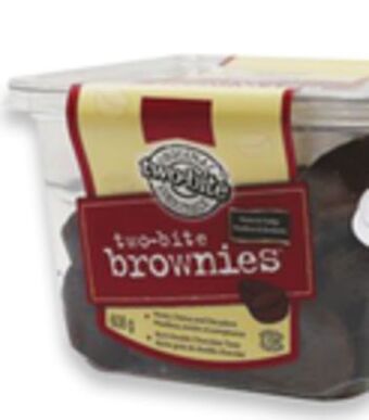 Walmart Two-bite brownies offer