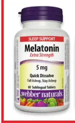 Walmart Weber naturals melatonin offer