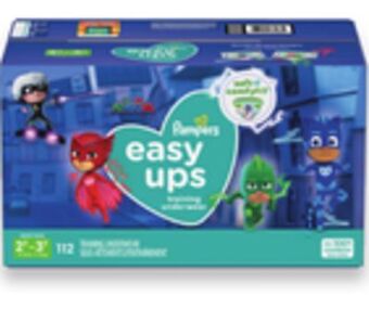 Walmart Pampers giant easy ups training pants offer