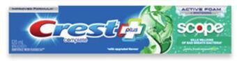 Walmart Crest complete whitening 120 ml toothpaste offer