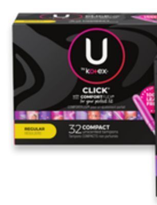 Walmart U by kotex 2x premium pads, tampons or liners offer
