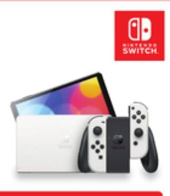 Walmart Nintendo switch oled console with neon blue/red or white joy-con offer