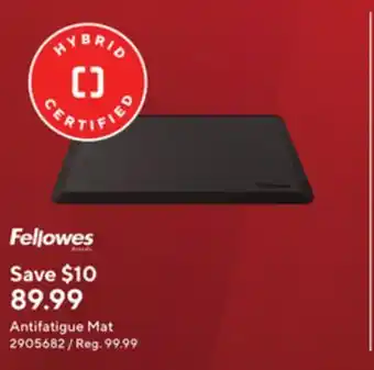Staples Fellowes anti-fatigue mat offer