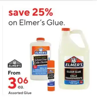 Staples Elmer's glue offer
