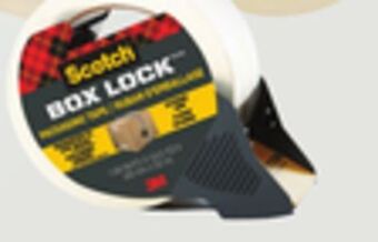 Staples Scotch box lock packaging tape with dispenser offer