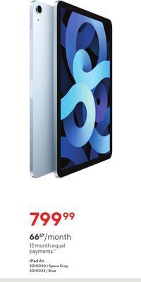 Staples Apple ipad air offer