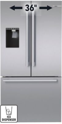 Lowe's Bosch 26 cu. ft. refrigerator offer