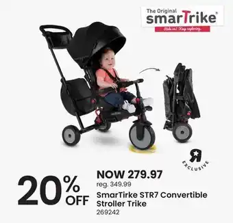 Toys R us Smartirke str7 convertible stroller trike offer