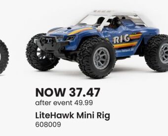 Toys R us Litehawk mini rig offer