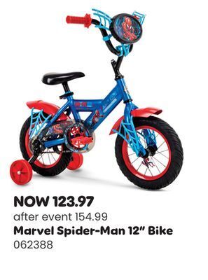 Toys R us Marvel spider-man 12" bike offer