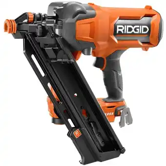Home Depot Ridgid 18v brushless - tool only 30-degree framing nailer offer