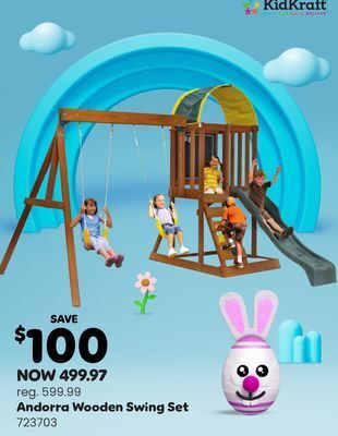Toys R us Andorra wooden swing set offer