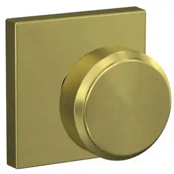 Home Depot Schlage passage bowery knob with collins trim satin offer