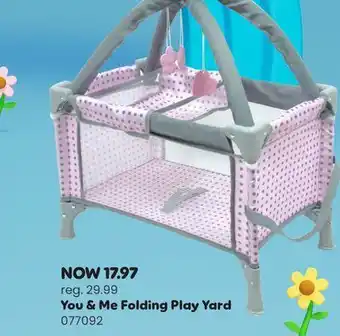 Toys R us You & me folding play yard offer