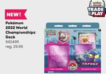 Toys R us Pokémon 2022 world championships deck offer