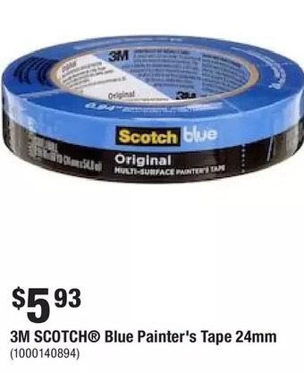 Home Depot 3m scotch blue painter's tape offer