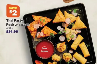 M & M Food Market Thai party pack offer