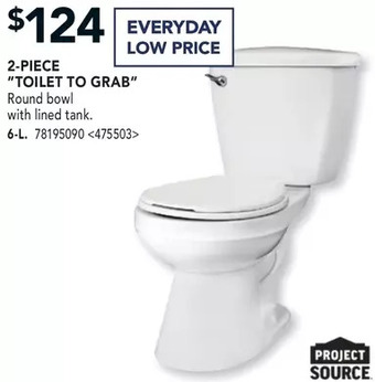 RONA Project source 2-piece "toilet to grab" offer