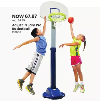 Toys R us Little tikes - adjust 'n jam pro basketball - r exclusive offer