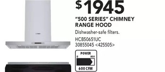 RONA Bosch "500 series" chimney range hood offer