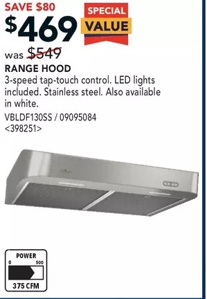 RONA Range hood offer