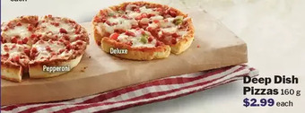 M & M Food Market Deep dish pizzas offer