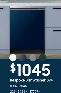 RONA Samsung bespoke dishwasher offer