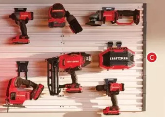 RONA Craftsman "versatrack" 20-piece storage kit offer