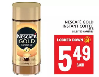 Food Basics Nescafe gold instant coffee offer